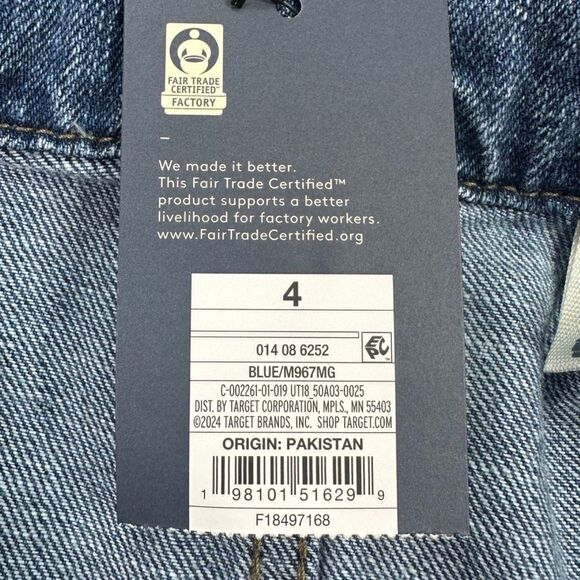 Universal Thread Denim Utility Jumpsuit - Size 4R - Picture 6 of 7